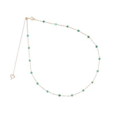 GIROCOLLO 18KT SMERALDI