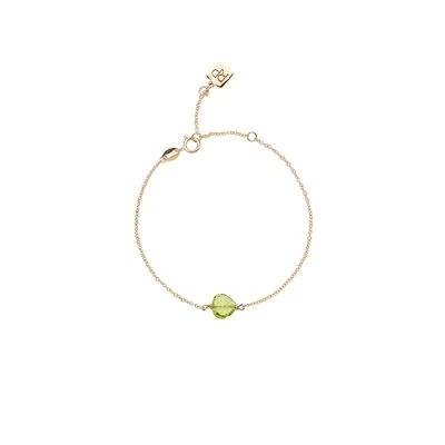 BRACCIALE STONE PERIDOTO 9 kt