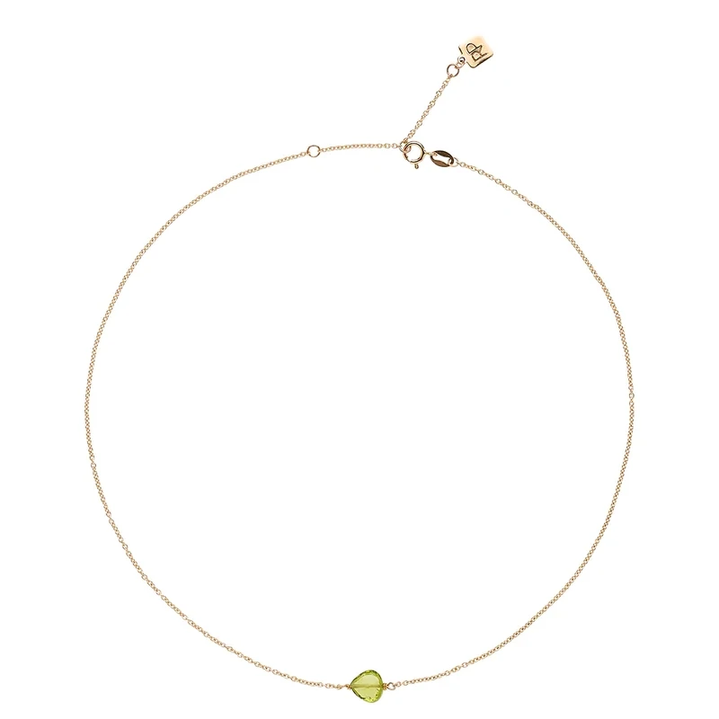 GIROCOLLO SEMINO PERIDOTO 9 kt