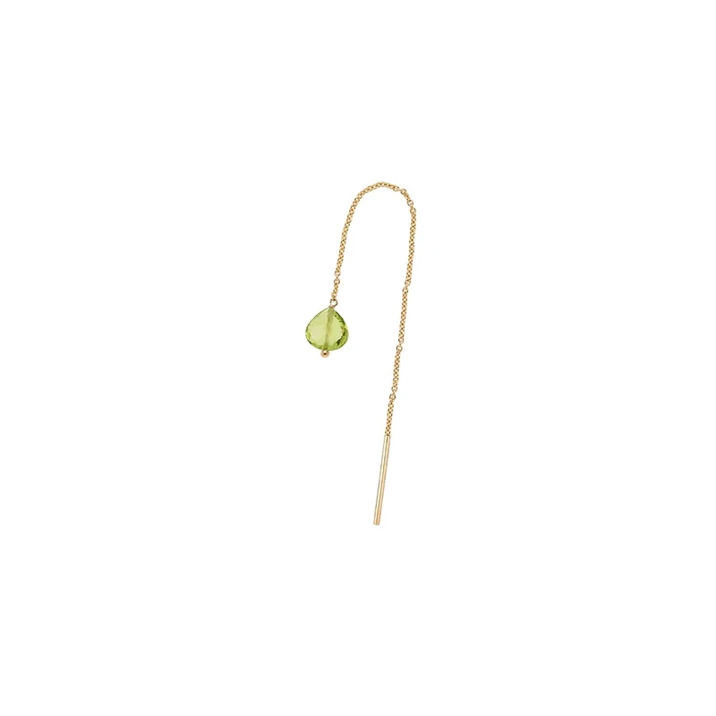 MONO ORECCHINO STONE PERIDOTO 9 KT