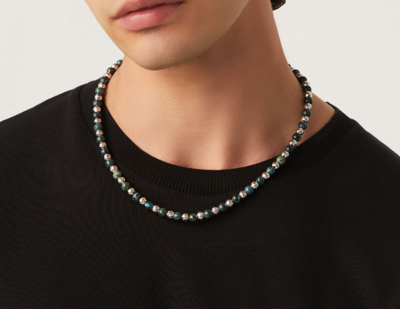 Collana Sfere Diaspro