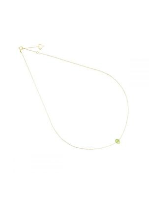 GIROCOLLO PERIDOTO 18KT