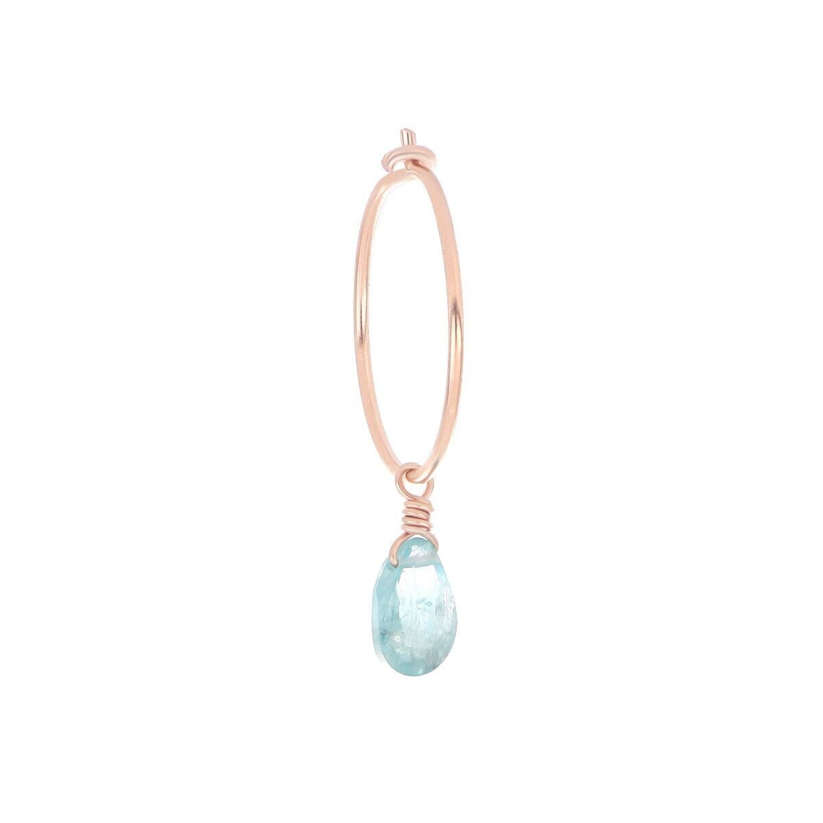 ORECCHINO GOCCE ZIRCONE BLU