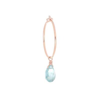 ORECCHINO GOCCE ZIRCONE BLU
