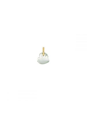 CUORE 18KT BATTITO PRASIOLITE