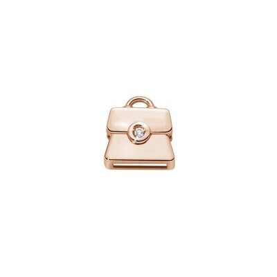 Borsetta oro rosa 18 kt e diamante