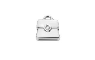 Borsetta oro bianco 18 kt e diamante