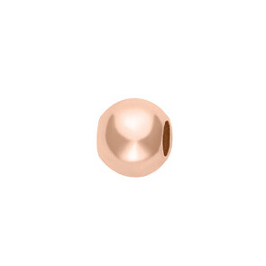 Sfera liscia oro rosa 18 kt