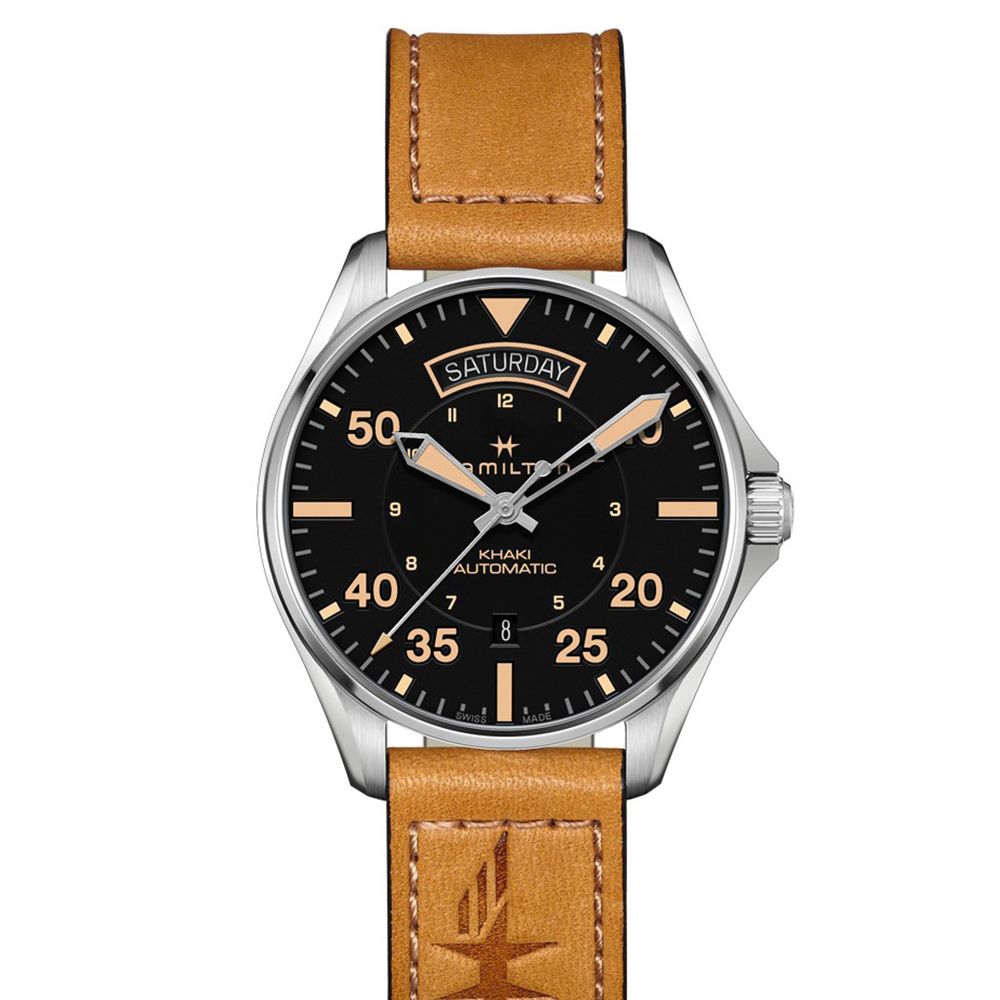 Khaki Aviation Day Date Auto