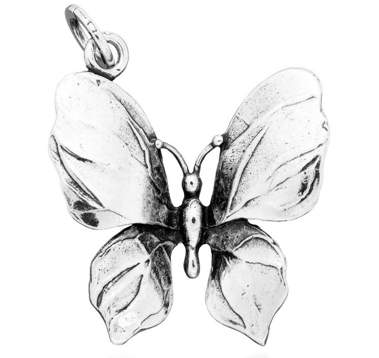 Charm Farfalla Grande liscia