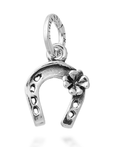 Charm Ferro di Cavallo Quadrifoglio