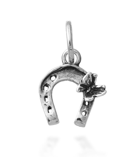 Charm Ferro di Cavallo Farfalla