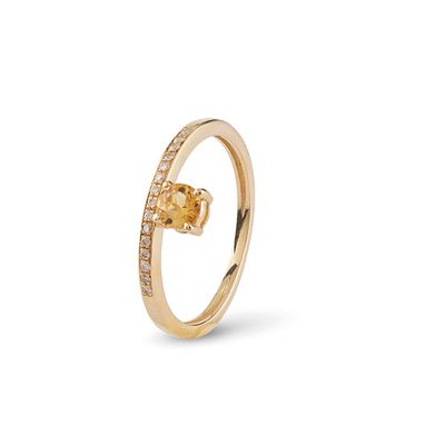 Anello Citrino "Belle"