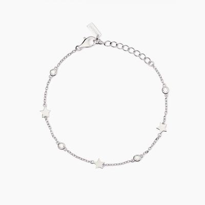 Bracciale argento con stelle NARCISO