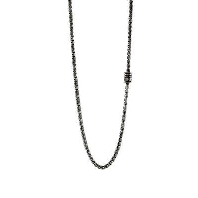 Collana &quot;Funky&quot; in argento 925 brunito