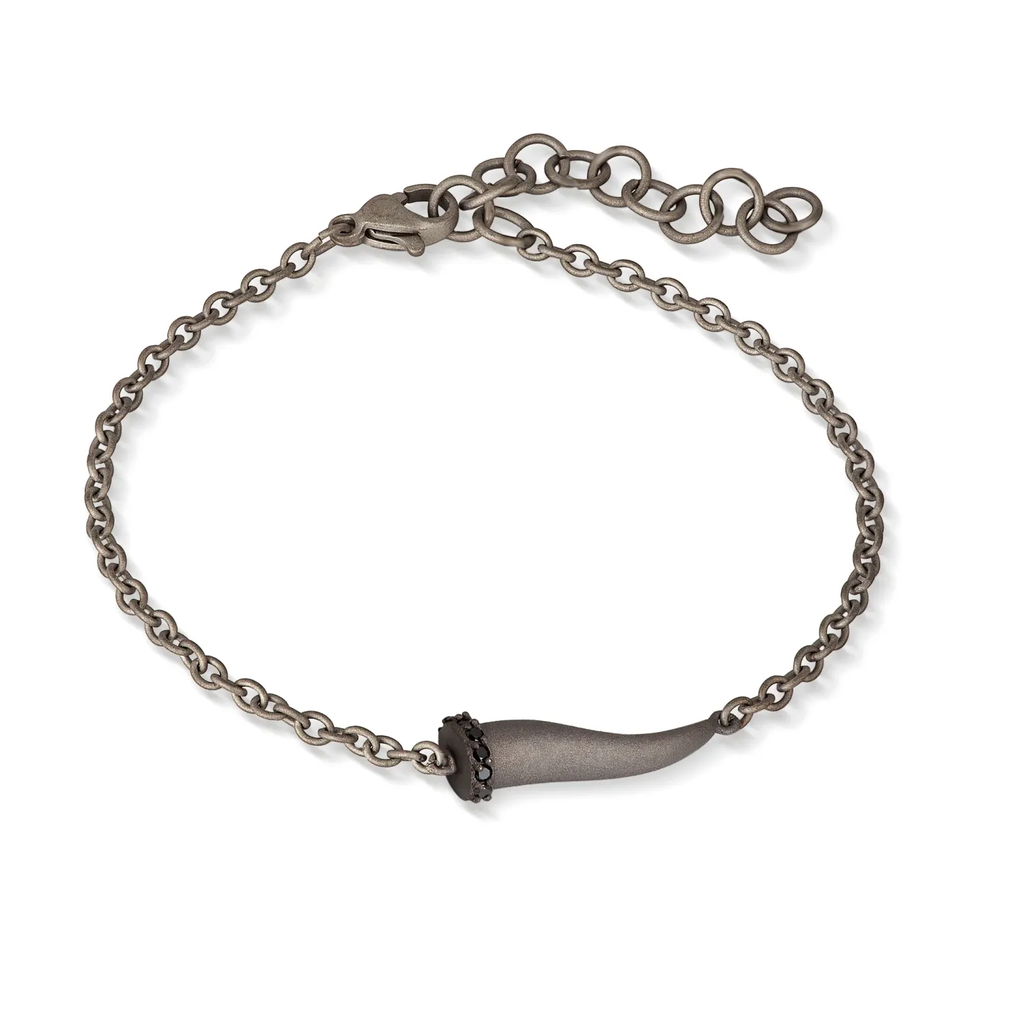 Bracciale &quot;Lucky horn&quot; titanio