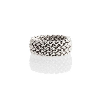Anello in argento bianco Chicco