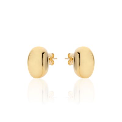 Orecchini in argento dorato medi Boule
