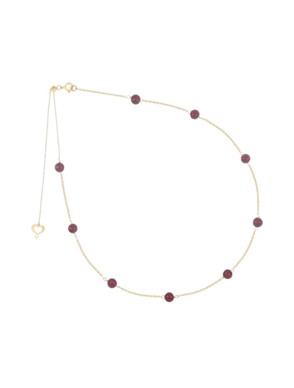 GIROCOLLO 18KT NUVOLE GRANATO