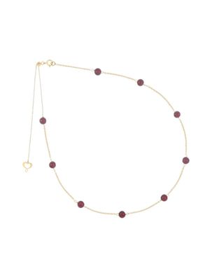 GIROCOLLO 18KT NUVOLE GRANATO