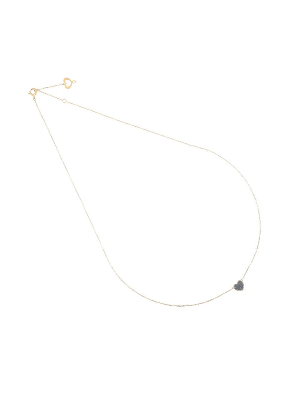 GIROCOLLO 18KT CUORE CROMO