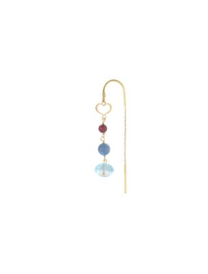 ORECCHINO 18KT NUVOLE BLU