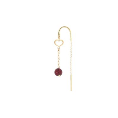 ORECCHINO 18KT NUVOLE GRANATO