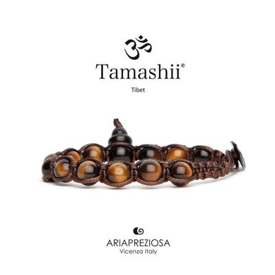 Tamashii Shungite con Occhio di Tigre marrone