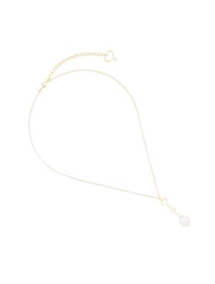 GIROCOLLO ONDA BIANCA PERLE PENDENTI