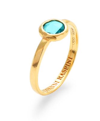 Anello Loop Azzurro Piccolo