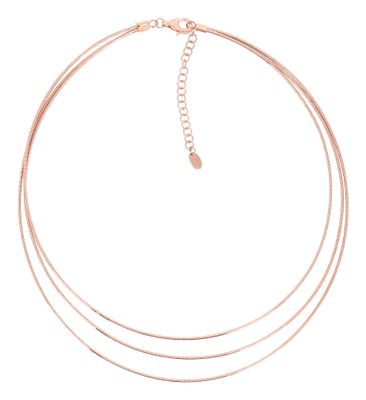Collier DNA 3 fili rosa