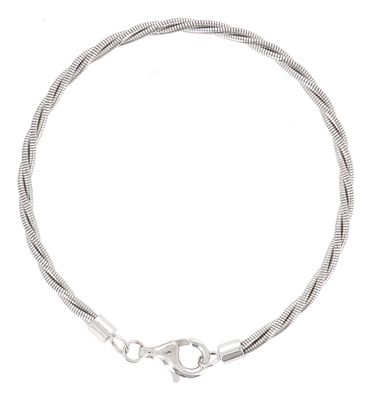 Bracciale DNA TORCHON bianco