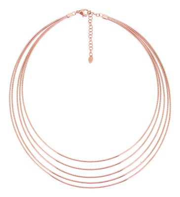 Collier DNA rosa