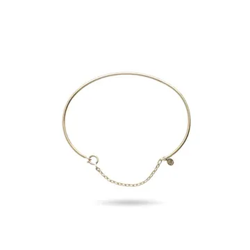 BRACCIALE FILO D&#39;AMORE SPESSO IN ORO GIALLO 9kt