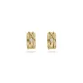 ORECCHINI MINIFILO ORO GIALLO 9 KT E DIAMANTI