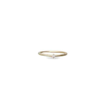 ANELLO Filodamore prezioso in oro GIALLO 9 kt e DIAMANTE