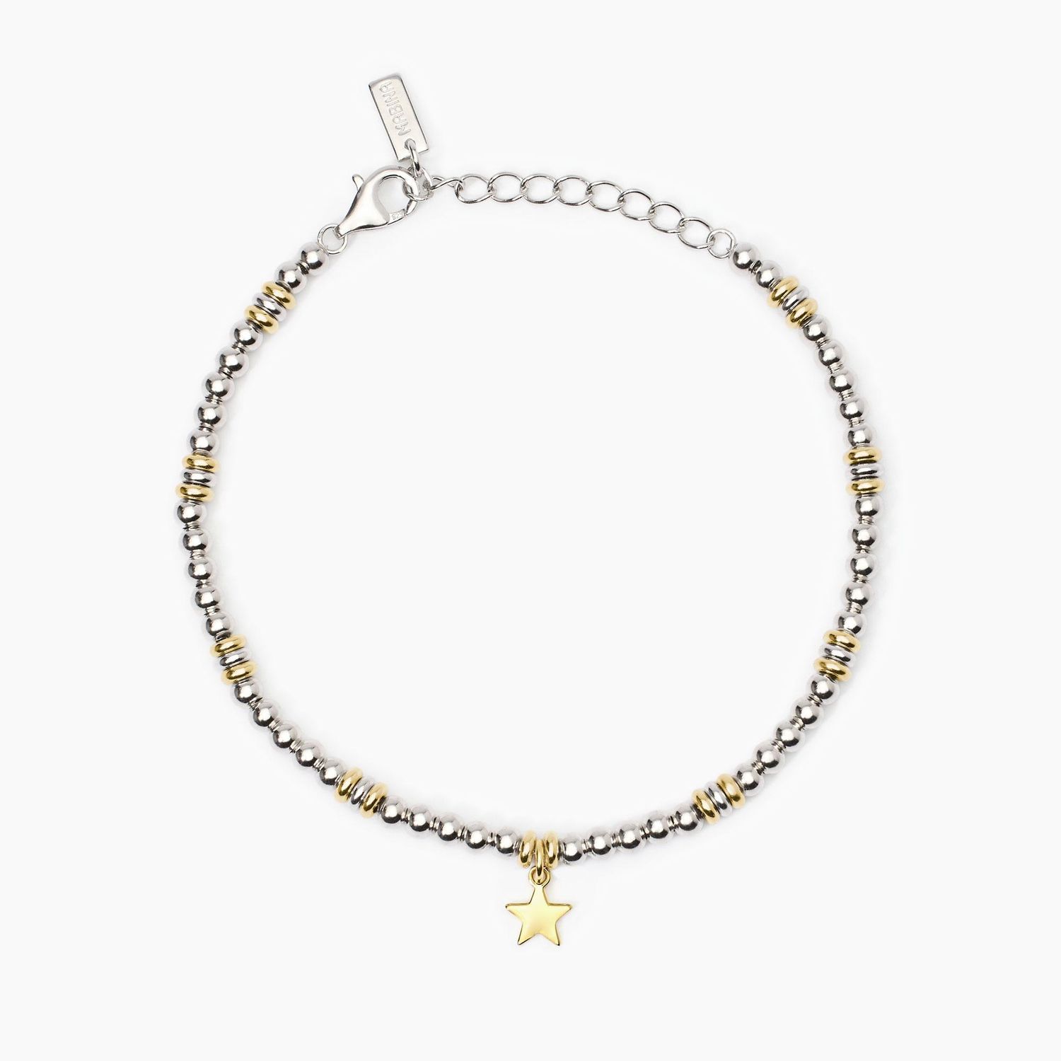 Bracciale in argento placcato oro con stella Little Mix