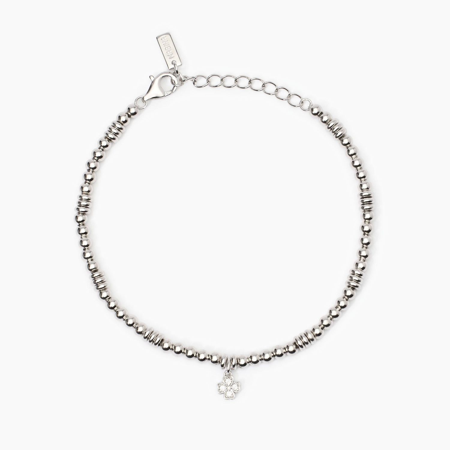 Bracciale donna in argento con quadrifoglio Little Mix