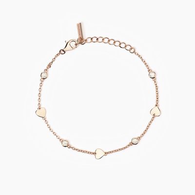 Bracciale con cuori e zirconi Sky Love Bracciale con cuori e zirconi Sky Love