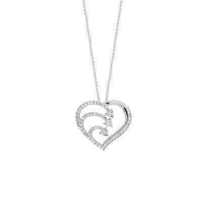 Collier rugiada cuore