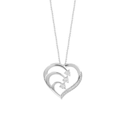 Collier rugiada cuore