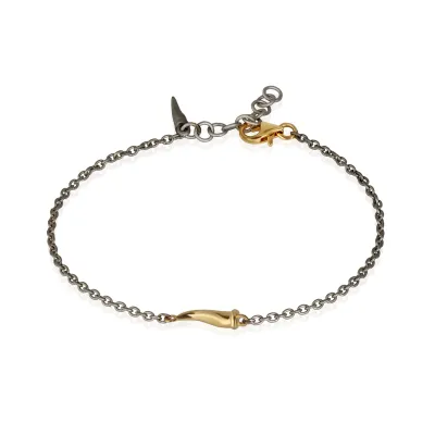 Bracciale &quot;Lucky horn&quot; oro giallo