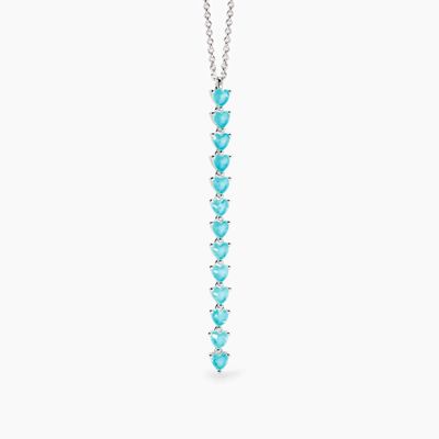 Girocollo con fusion stone glass azzurro Non Sarà Un&#39;avventura