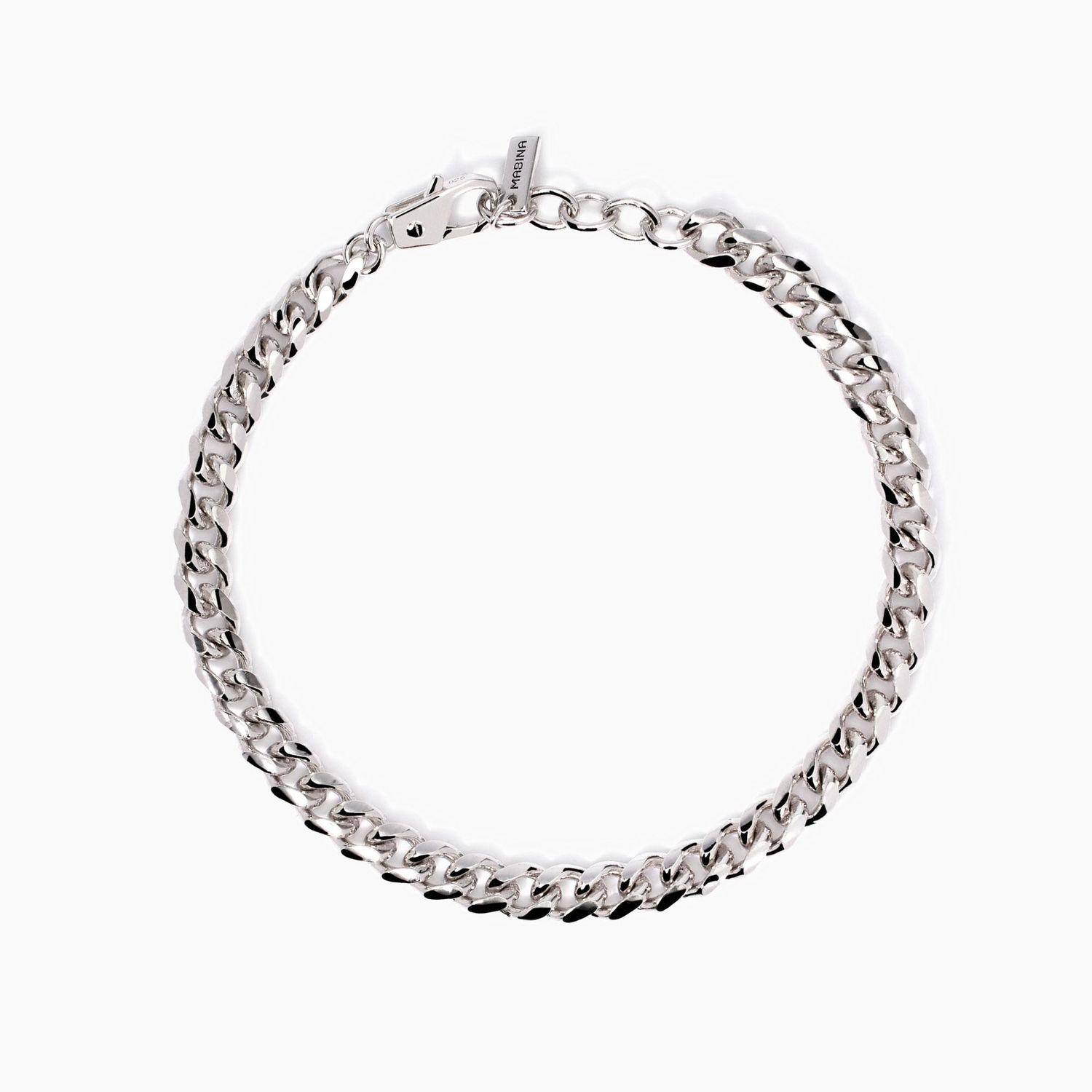 Bracciale uomo con catena diamantata Denim