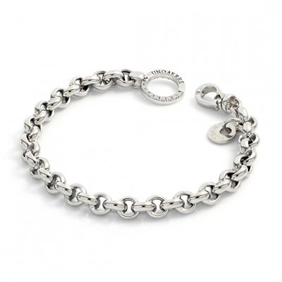 Bracciale in argento bianco