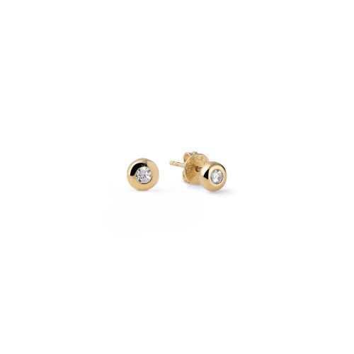 Orecchini in argento dorato Sparkle