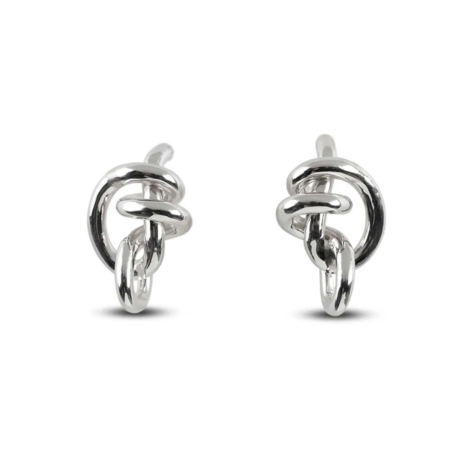 Orecchino Nodi d&#39;Amore in Argento 925