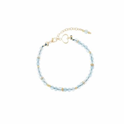 BRACCIALE PIETRE DI ACQUAMARINA