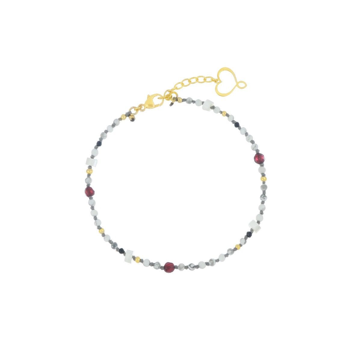 BRACCIALE NODI AULITE BIANCA