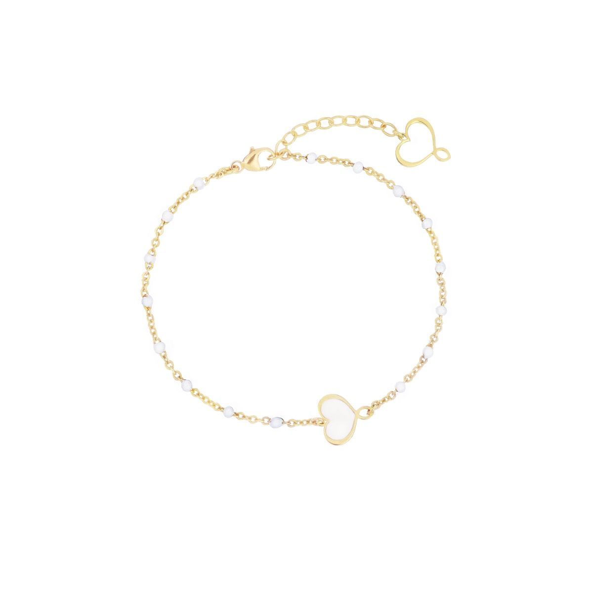 BRACCIALE MAMAN ET SOPHIE SMALTO BIANCO
